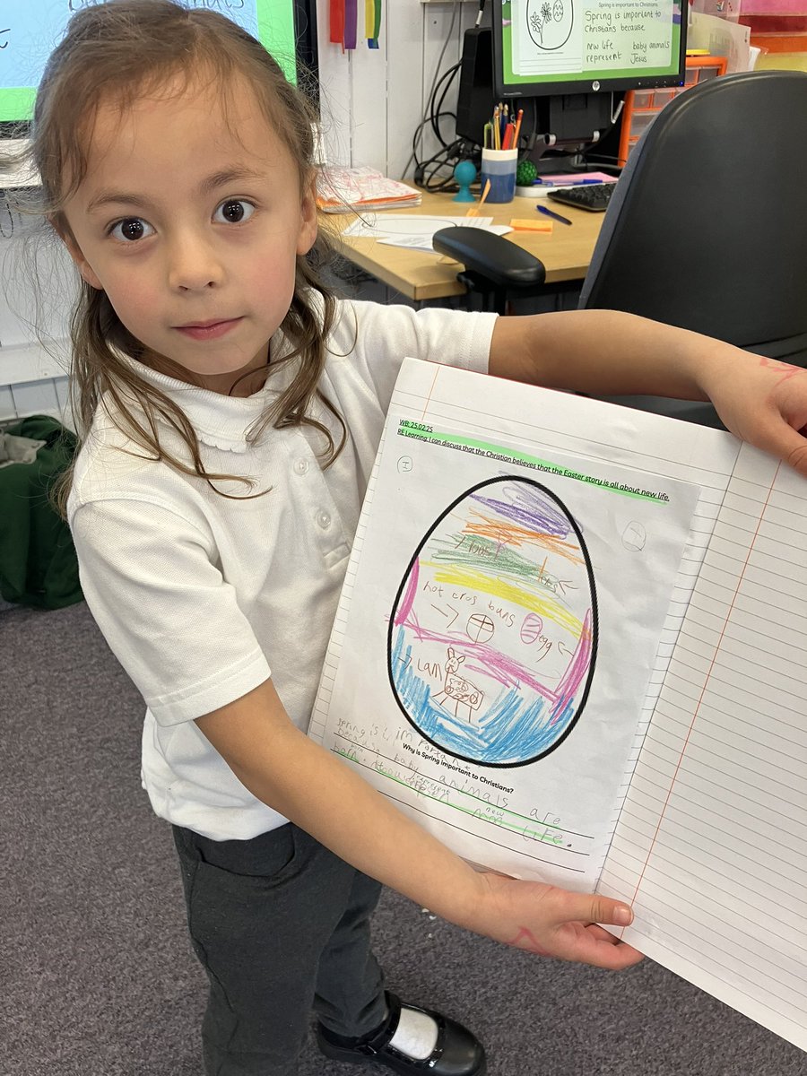 ManorParkSchSM1's tweet photo. Year 1 have been busy in RE this week, learning all about why Spring is a special time for Christians! We have explored how it represents new life and hope. 🌱 #WeAreLEO #MPPAre https://t.co/8Rrh0eopFD