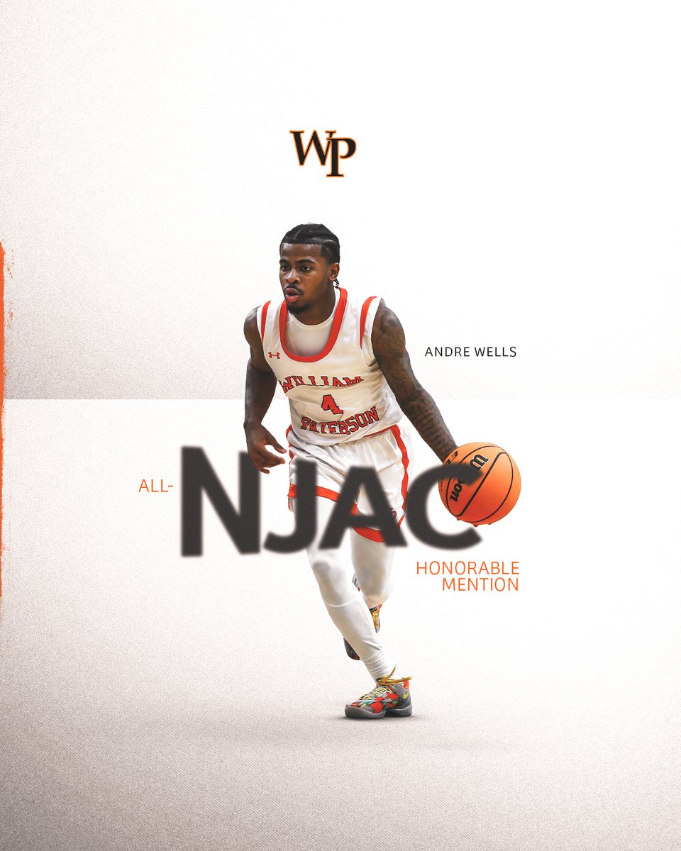 Congratulations to senior Andre Wells on being named to the All-NJAC Honorable Mention! 

🗞️ tinyurl.com/4tvza4jx

#WPUMBB #wpunj #d3hoops