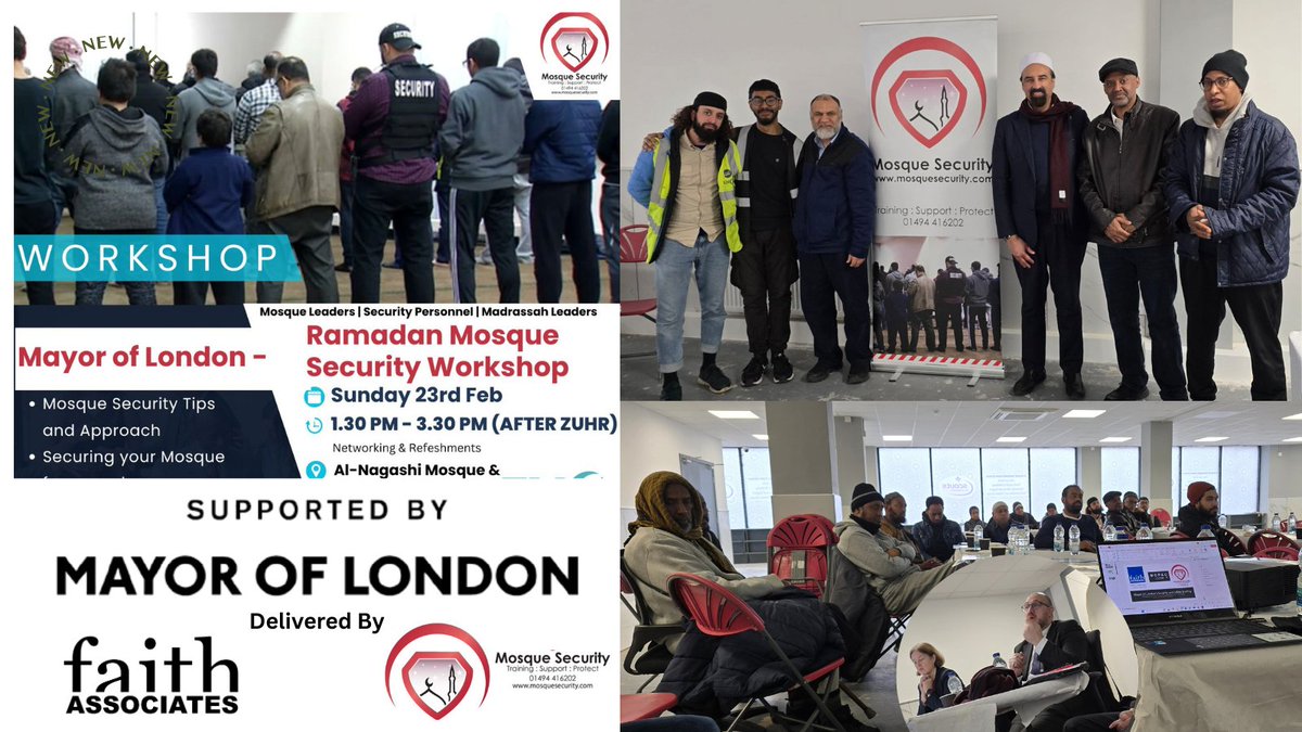 Mosque Security (@mosquesecurity) on Twitter photo Ramadan Mosque Security #mosquesecurity Training session delivered successfully in South London supported by the #mopac <a href="/MOPACLdn/">MOPAC</a> <a href="/metpoliceuk/">Metropolitan Police</a> Keeping Mosque and Worshippers safe in #ramadan2025 <a href="/DanJarvisMBE/">Dan Jarvis MP</a> <a href="/ukhomeoffice/">Home Office</a> Ramadan Mosque Security #mosquesecurity Training session delivered successfully in South London supported by the #mopac <a href="/MOPACLdn/">MOPAC</a> <a href="/metpoliceuk/">Metropolitan Police</a> Keeping Mosque and Worshippers safe in #ramadan2025 <a href="/DanJarvisMBE/">Dan Jarvis MP</a> <a href="/ukhomeoffice/">Home Office</a>