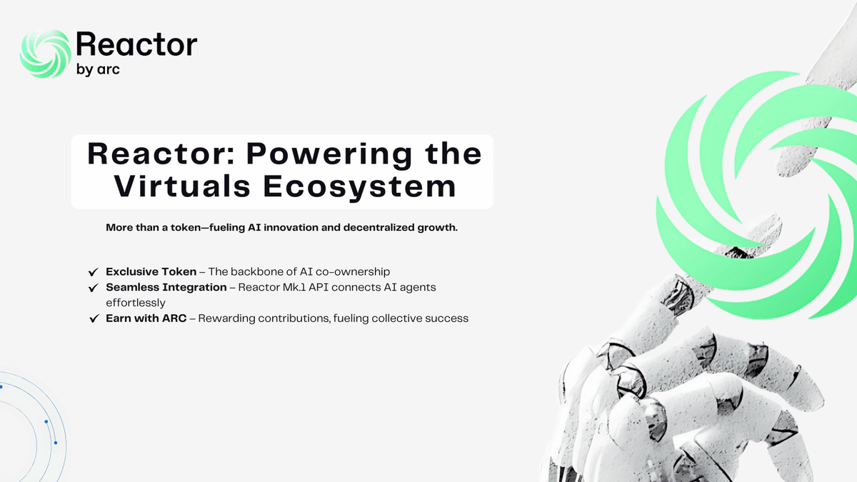 Reactor ($ARC on Virtuals) tweet media