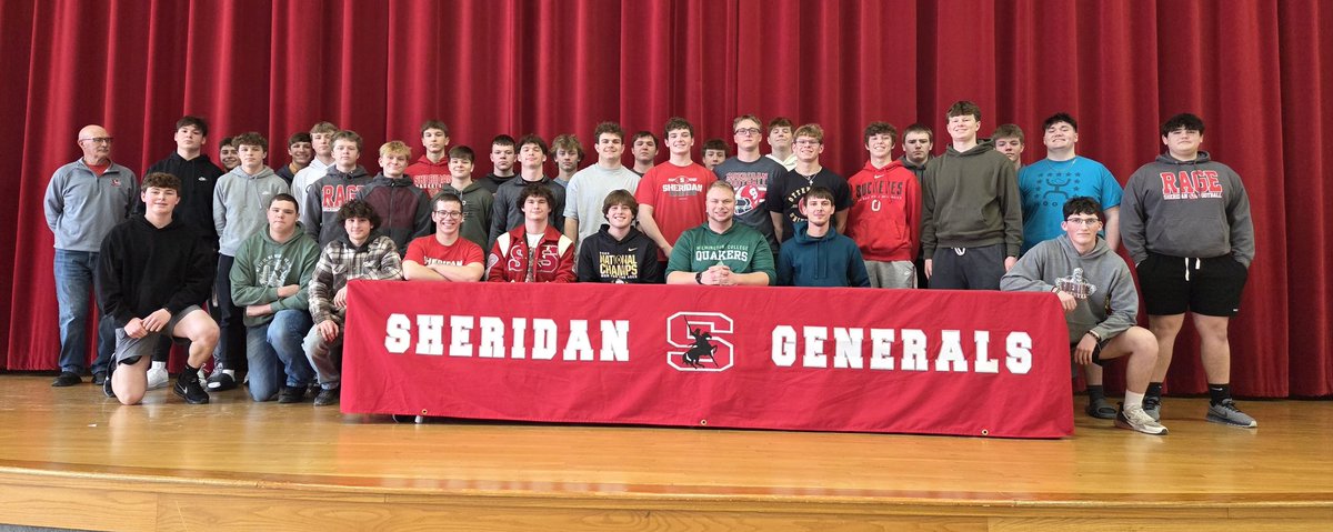 Sheridan Generals Football (@rma_redragefb) on Twitter photo CONGRATULATIONS to <a href="/JackRobinette6/">Jack Robinette</a> on his commitment to Wilmington!
We are beyond proud of him! He is a perfect example of the type of student athlete The Red Rage strives to produce.
Character, Work Ethic and Competitive Excellence. We are so excited to see his future unfold! CONGRATULATIONS to <a href="/JackRobinette6/">Jack Robinette</a> on his commitment to Wilmington!
We are beyond proud of him! He is a perfect example of the type of student athlete The Red Rage strives to produce.
Character, Work Ethic and Competitive Excellence. We are so excited to see his future unfold!
