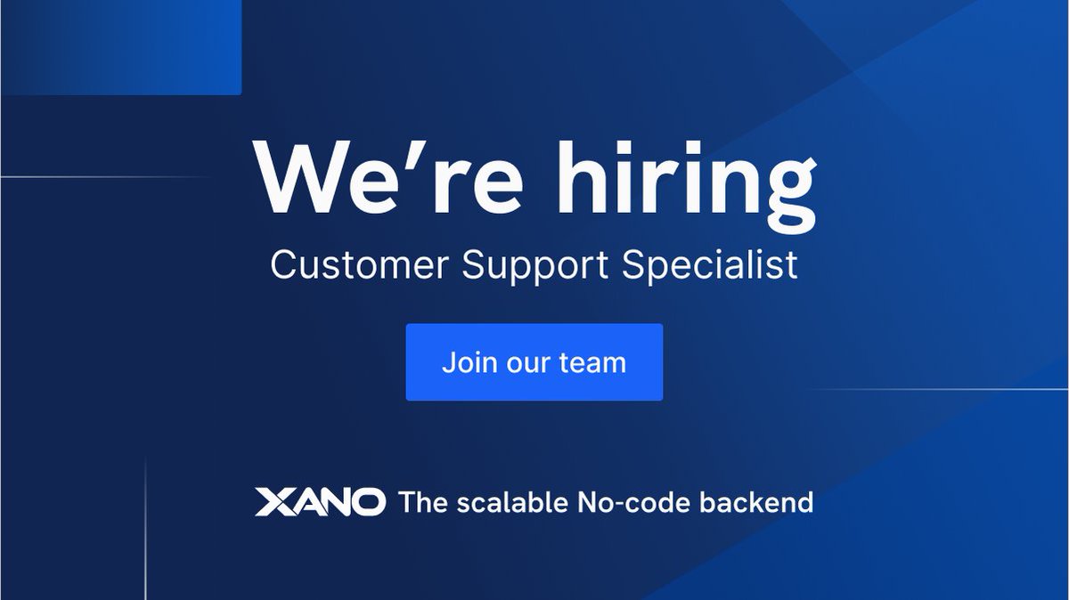 Xano tweet media
