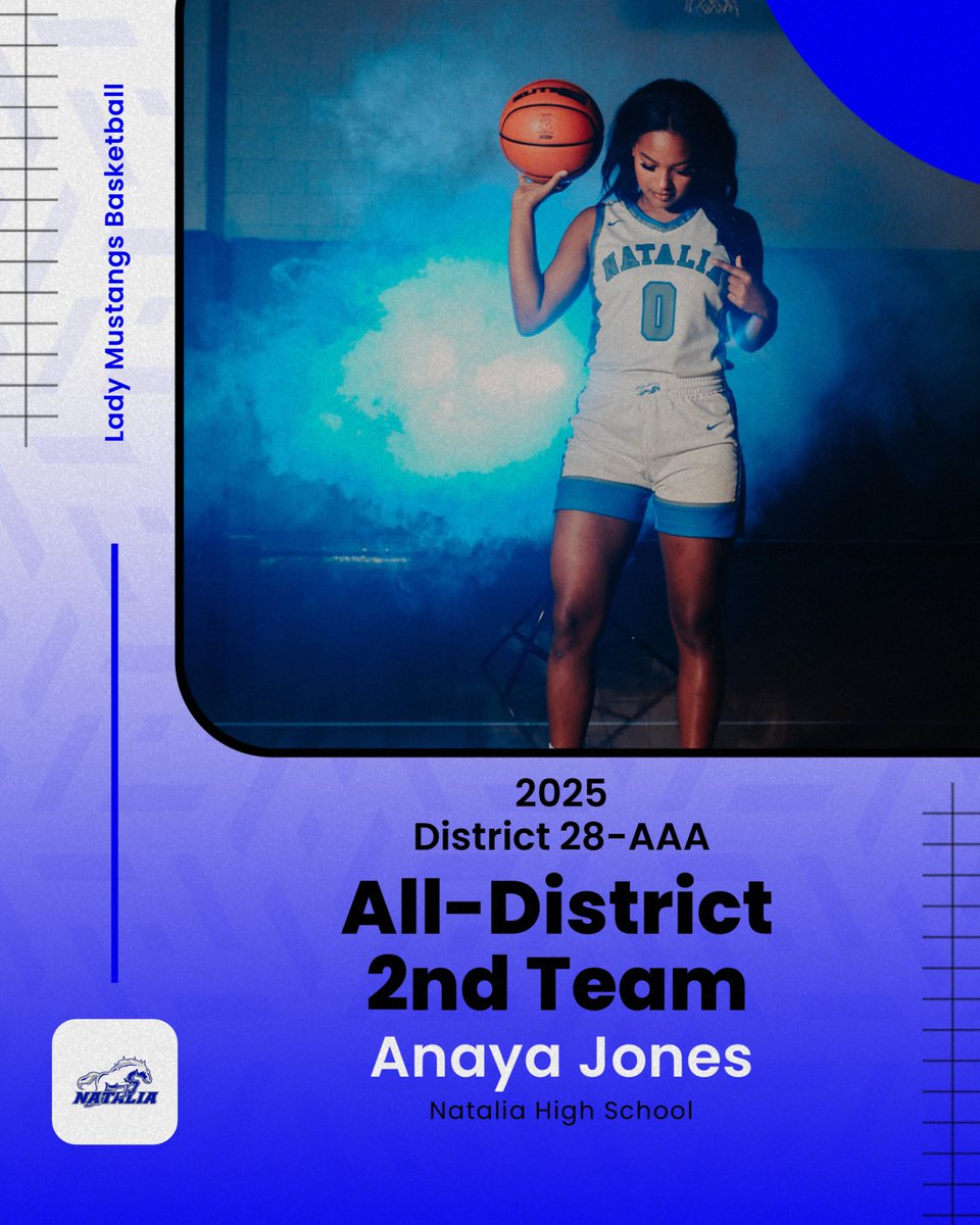 HoopsMustang's tweet photo. Congratulations to Anaya Jones and Alexys Rodriguez for being selected to the 2025 District 28-3A All-District 2nd Team. So proud of the hard work they put in this season. #ChampionshipCulture #TTP #WeAre #AllIn https://t.co/dEG5Z7Kppi