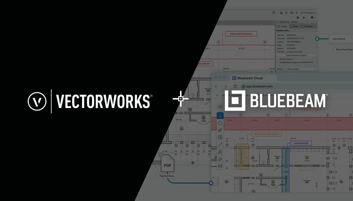 Vectorworks (@vectorworks) on Twitter photo We’ve teamed up with <a href="/nemetschekgroup/">mediarelations@nemetschek.com</a> sister company, <a href="/Bluebeam/">Bluebeam, Inc.</a>, to bring you Bluebeam Connection—a smarter way to keep projects on track ⚡ Learn how it can help you bring Bluebeam Studio session markups directly into Vectorworks.
bit.ly/4bj9gsn We’ve teamed up with <a href="/nemetschekgroup/">mediarelations@nemetschek.com</a> sister company, <a href="/Bluebeam/">Bluebeam, Inc.</a>, to bring you Bluebeam Connection—a smarter way to keep projects on track ⚡ Learn how it can help you bring Bluebeam Studio session markups directly into Vectorworks.
bit.ly/4bj9gsn