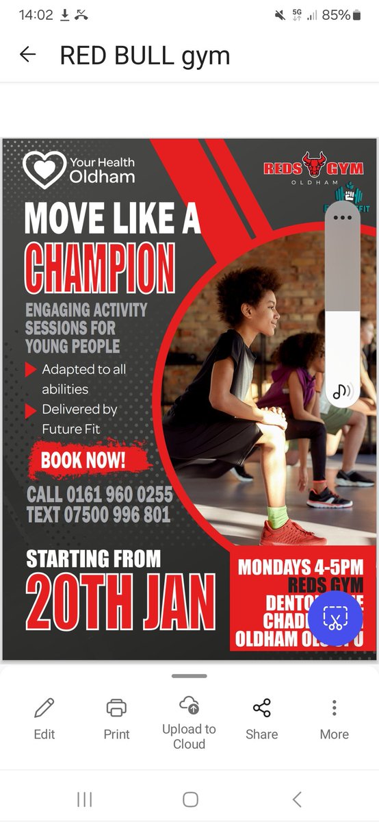 Your Health Oldham (@yholdham) on Twitter photo We hold our Free 11yrs + Healthy Families session with FutureFit at Reds Gym, Chadderton, on a Monday 4-5pm
The progress these families have made is amazing. We start the next 6 week course this Monday.
For more information contact Kogrady@ablhealth.co.uk We hold our Free 11yrs + Healthy Families session with FutureFit at Reds Gym, Chadderton, on a Monday 4-5pm
The progress these families have made is amazing. We start the next 6 week course this Monday.
For more information contact Kogrady@ablhealth.co.uk