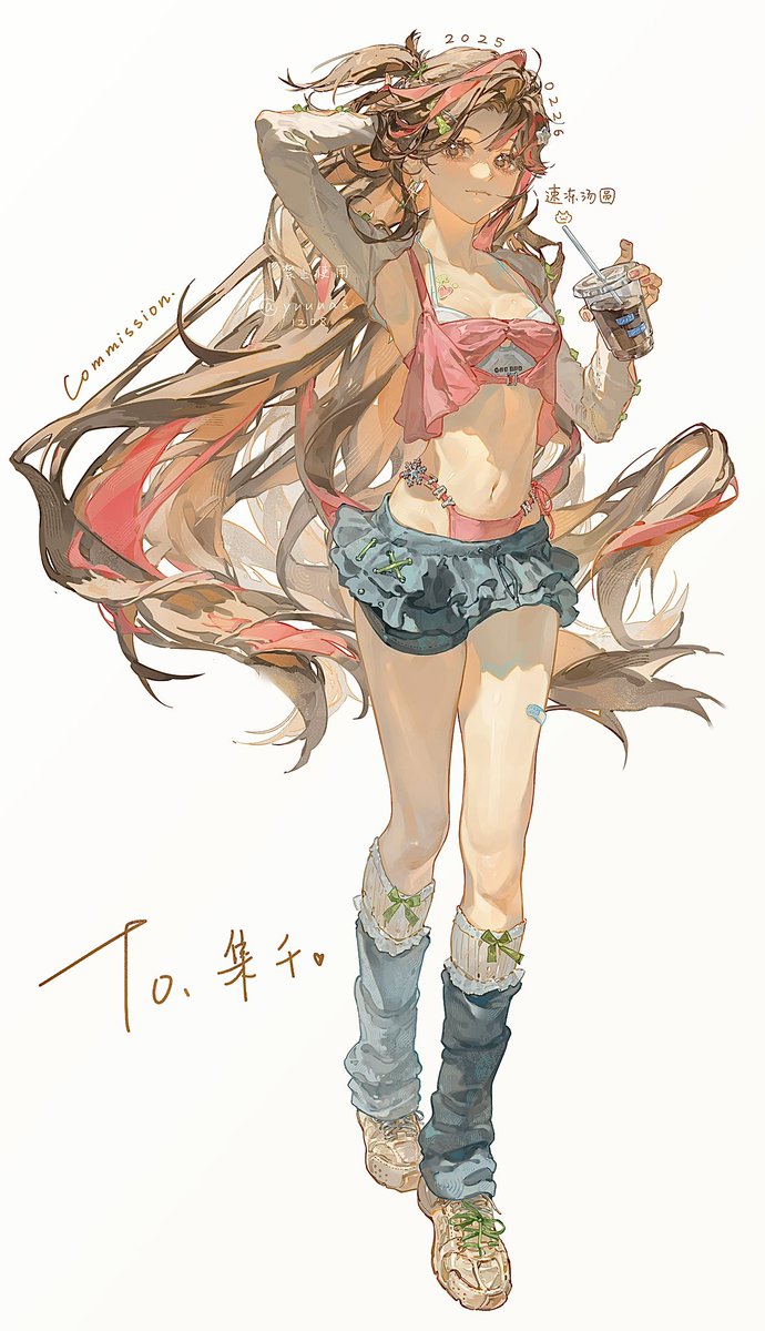 ☕️🏝️❄️
#OC #illustration #Commission #artwork #일러스트 #イラスト