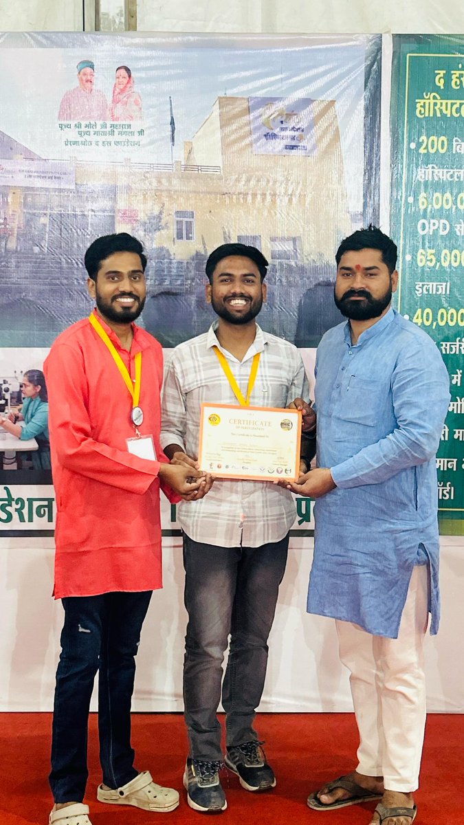MeDeVisionOrg's tweet image. &quot;An unforgettable journey at Netrakumbh  MeDevision Internship Programme  Wrapped  with acertificate distribution and  Best wishes for all the volunteers #Netrakumbh #InternshipExperience #kumbh