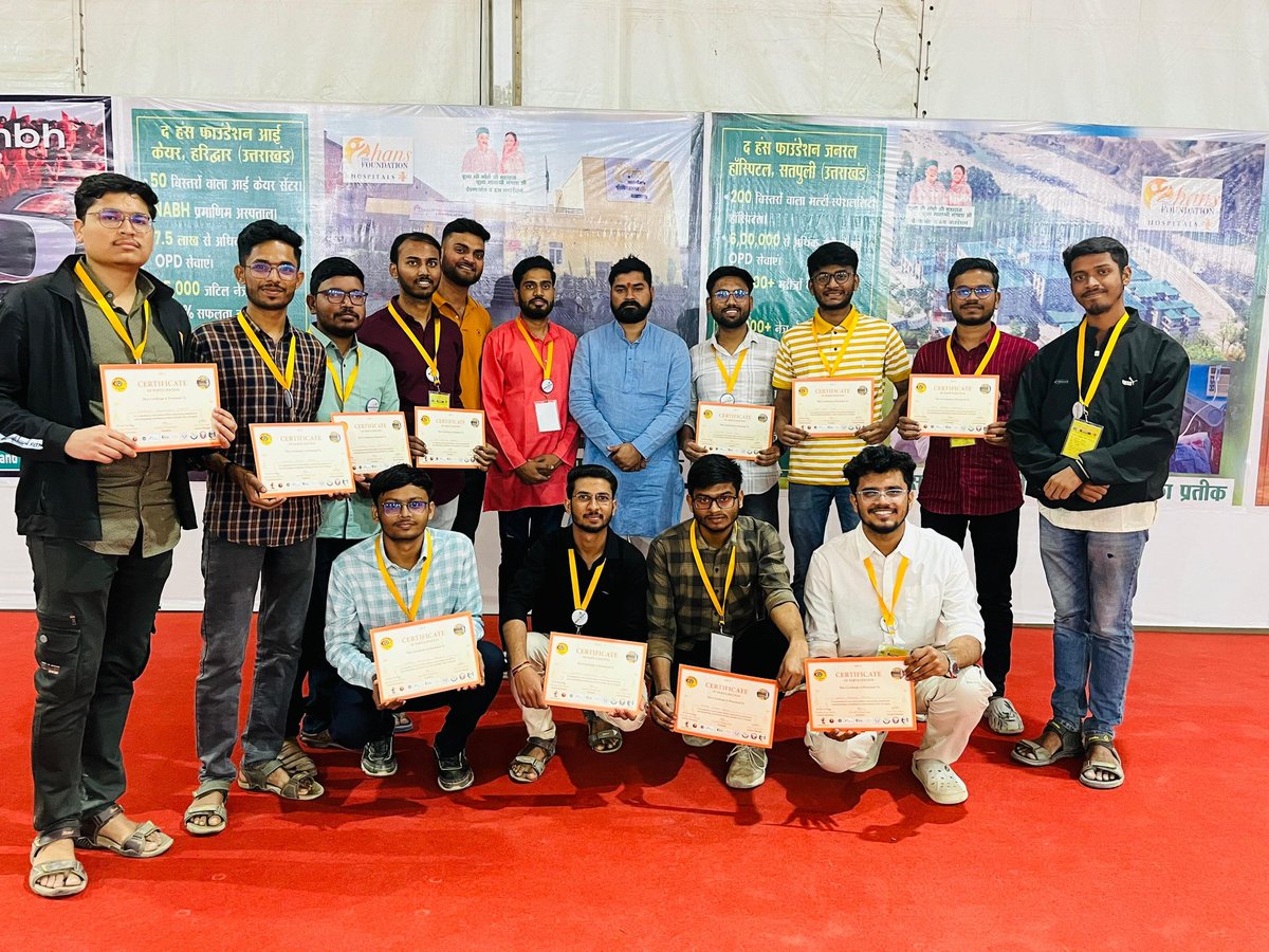 MeDeVisionOrg's tweet image. &quot;An unforgettable journey at Netrakumbh  MeDevision Internship Programme  Wrapped  with acertificate distribution and  Best wishes for all the volunteers #Netrakumbh #InternshipExperience #kumbh