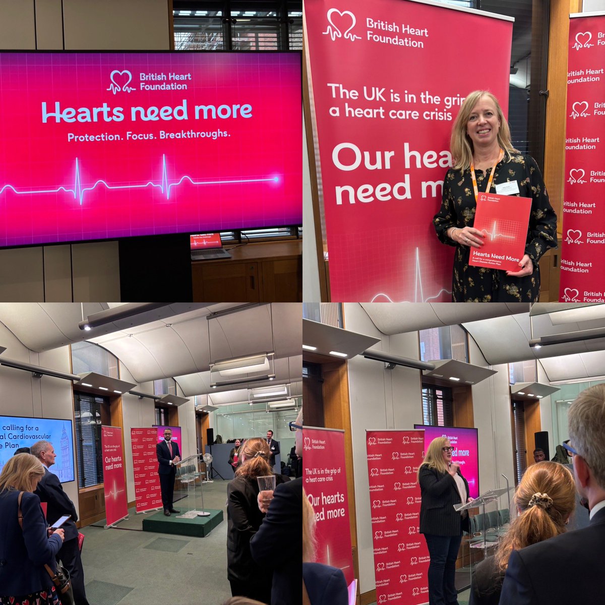HintonSa's tweet photo. Delighted to represent BACPR at a @TheBHF event today to highlight a joint call for a National Cardiovascular Disease Plan. Great to see so many colleagues and associations represented from the cardiovascular health field

https://t.co/On6StOO004 https://t.co/dcPO6LxHmK