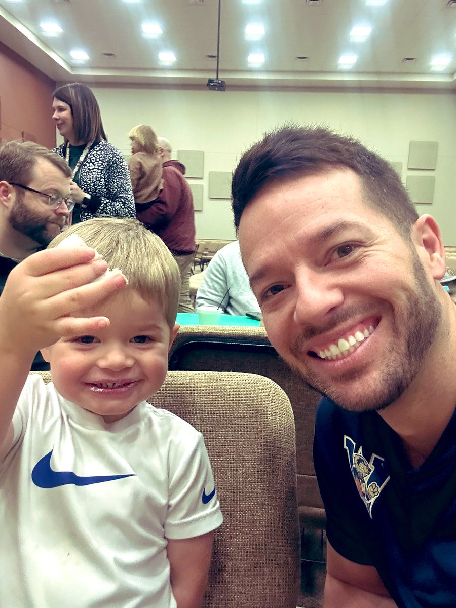 Donuts with Dad. It doesn’t get much better than this! The donuts didn’t stand a chance.