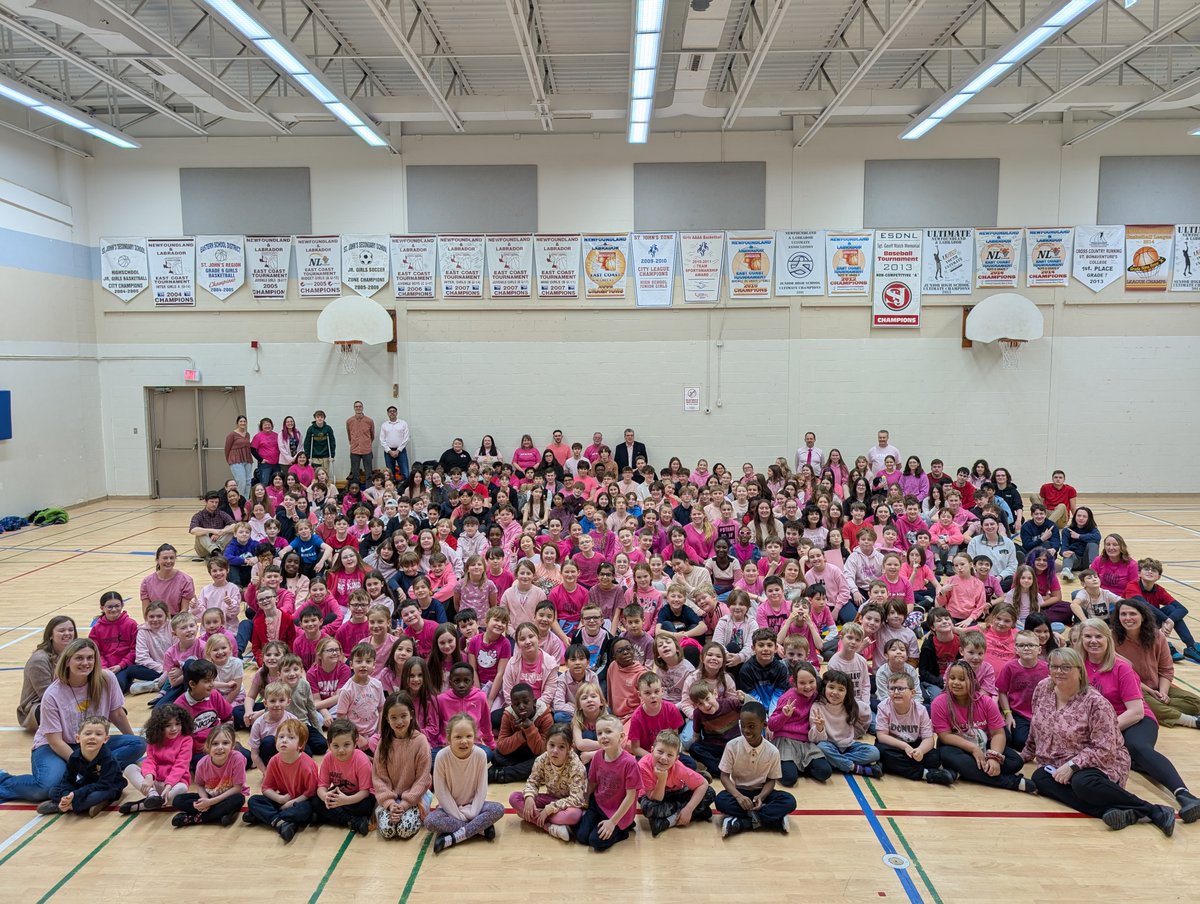 💖 It's #PinkShirtDay at St. Bon's! Our entire school came together in pink to stand against bullying and promote kindness. We are proud of our school community united! #StBonsStrong #StandUpSpeakOut 💪✨