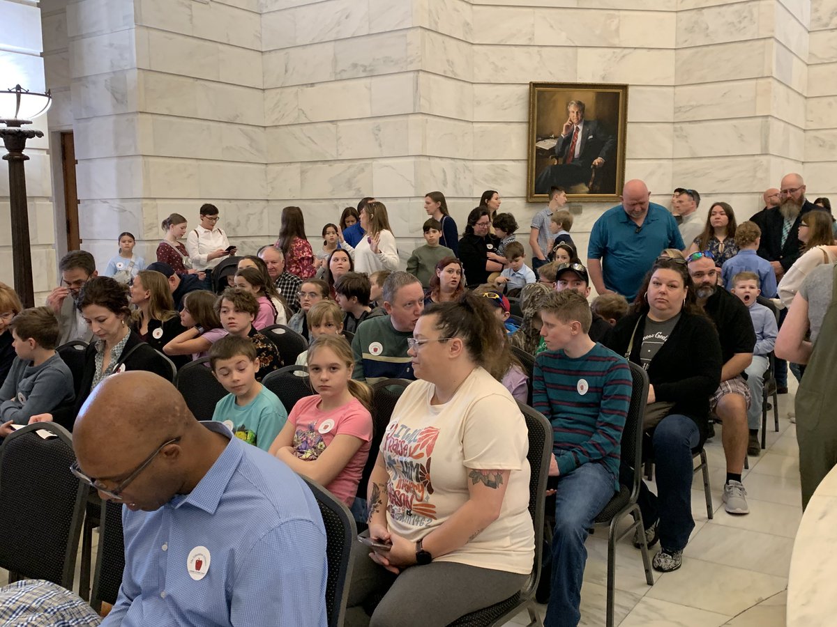 ARCOSLoffice's tweet image. Commissioner Land helped welcome students and families to Home School Day at the Capitol this morning. More photos to follow later today on our Facebook and Instagram pages.