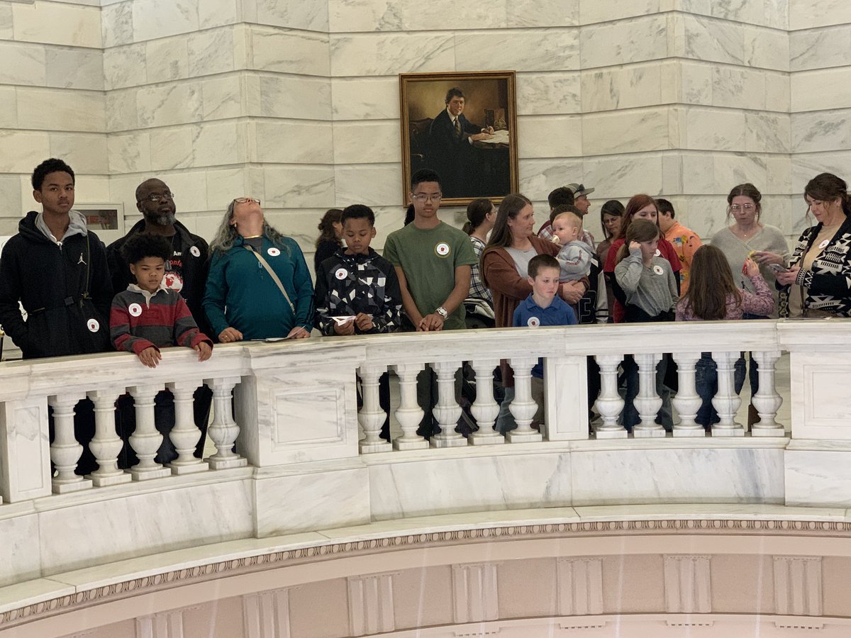ARCOSLoffice's tweet image. Commissioner Land helped welcome students and families to Home School Day at the Capitol this morning. More photos to follow later today on our Facebook and Instagram pages.