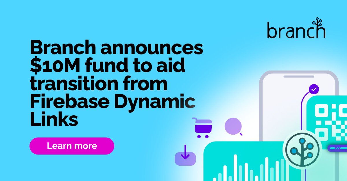 With Firebase Dynamic Links shutting down in August, Branch is stepping in to make the transition seamless. We're dedicating $10M to help teams move to our industry-leading deep linking solution — cost-effectively and efficiently.

Get the details: prnewswire.com/news-releases/…