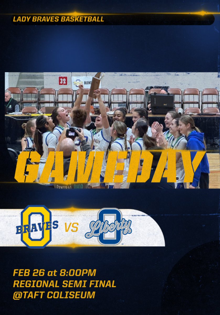 TOURNEY TIME— Regional Semi! Be there. Be loud. Go Braves! 
#EATT
