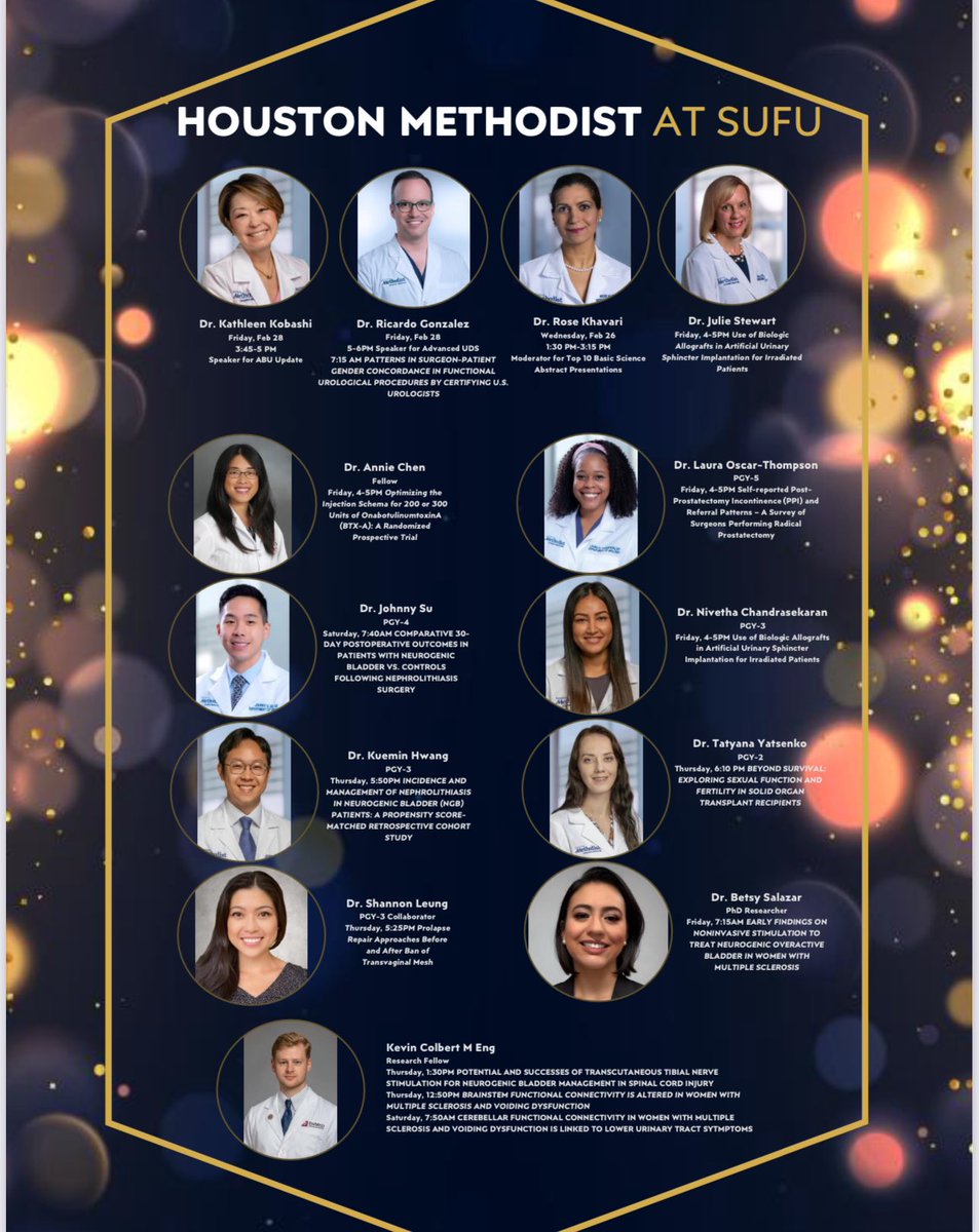 Ricardo R Gonzalez MD (@rrgonzalezmd) on Twitter photo We’d love to see y’all and share what we’ve been up to <a href="/HMethodistUro/">Houston Methodist Urology and Residency Program</a> ! <a href="/sufuorg/">SUFU</a> #SUFU25 - neurourology, incontinence, biologics w AUS, URPS practice trends, BPH, and surgeon-patient gender concordance rates.. and MORE🤩! <a href="/rosekhavari/">Rose Khavari MD</a> <a href="/BetsySalazarPhD/">Betsy Salazar</a> <a href="/JulieNStewartMD/">Julie N.Stewart MD</a> <a href="/KKseattle/">Kathleen Kobashi</a> We’d love to see y’all and share what we’ve been up to <a href="/HMethodistUro/">Houston Methodist Urology and Residency Program</a> ! <a href="/sufuorg/">SUFU</a> #SUFU25 - neurourology, incontinence, biologics w AUS, URPS practice trends, BPH, and surgeon-patient gender concordance rates.. and MORE🤩! <a href="/rosekhavari/">Rose Khavari MD</a> <a href="/BetsySalazarPhD/">Betsy Salazar</a> <a href="/JulieNStewartMD/">Julie N.Stewart MD</a> <a href="/KKseattle/">Kathleen Kobashi</a>