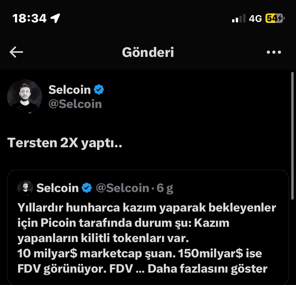 Bakıyorum hiç sesin çıkmıyor hunharca para kazandık çünkü biz  $pi  3 x yazdı daha çok yazacak bunun #binance var #coinbase var daha çok böyle haberler gelecek  sizin scam projelere benzemiyor diye hazmedemiyorsunuz öğreneceksiniz az kaldı.