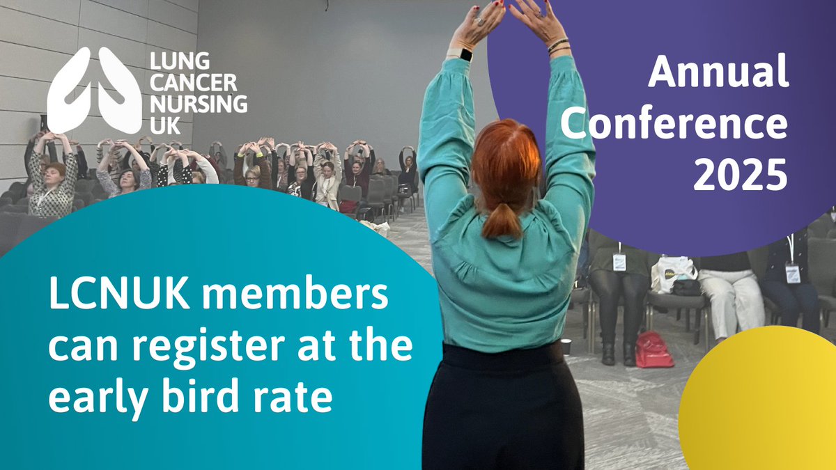 Ready for more expert updates, #LungCancerhot topics, and networking? 

The LCNUK Annual Conference returns to London on Thursday 19th - Friday 20th June 2025 at the Radisson Blu, Heathrow.

Members can register early to save ▶️ ow.ly/h5y250UWSWr