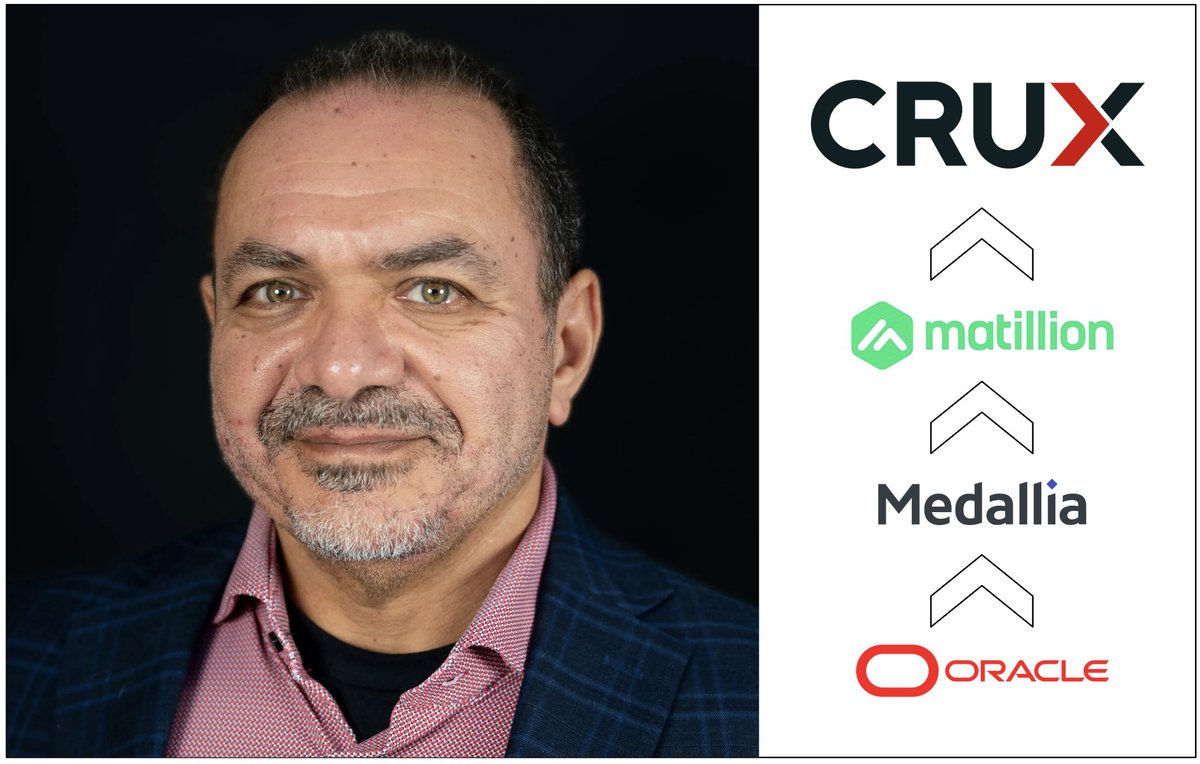 Exciting news! We’re thrilled to welcome Naggi Asmar as the new CTO of Crux!

With leadership roles at Matillion, Medallia, and Oracle, Naggi brings deep expertise in data integration, AI, and cloud technology to our mission. Welcome Naggi!
cruxdata.com/blog/cto-naggi…
