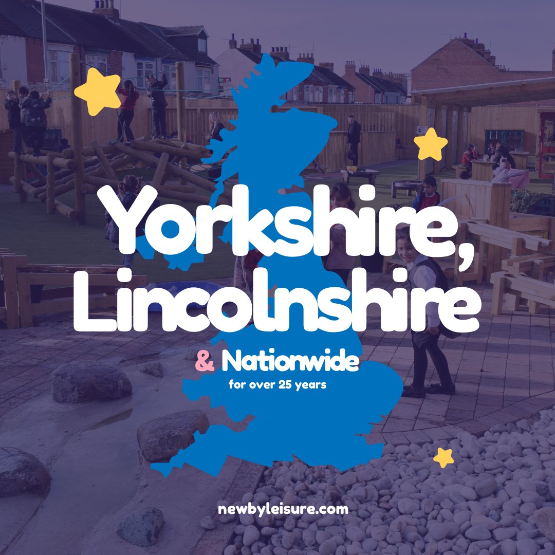 Newby Leisure have been designing &amp; installing fantastic playgrounds in Yorkshire, Lincolnshire &amp; Nationwide for over 25 years! 🇬🇧 

Our precision and eye to detail is like no other👏

Using sustainable timber on all projects, we have created 1000’s of outstanding playgrounds🌳