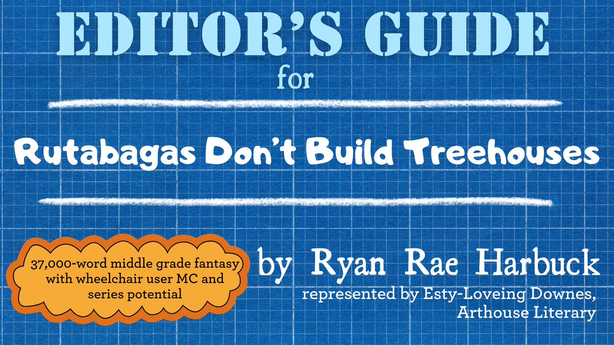 RyanRaeHarbuck's tweet image. Be like Ru.
When you are the hero of the story BECAUSE of your disability, not despite it.
But, RUTABAGAS DON'T BUILD TREEHOUSES...
Editors, 👀.