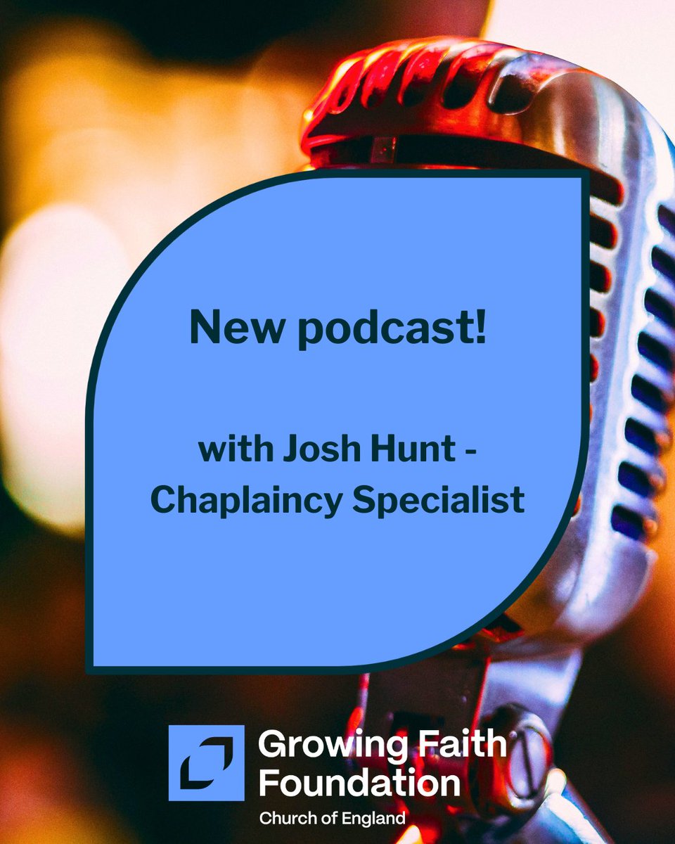 Did you catch this? Meet our new Chaplaincy Specialist Josh! Our brand new podcast has recently launched. Listen here or on your favourite listening platform tinyurl.com/358ty9re