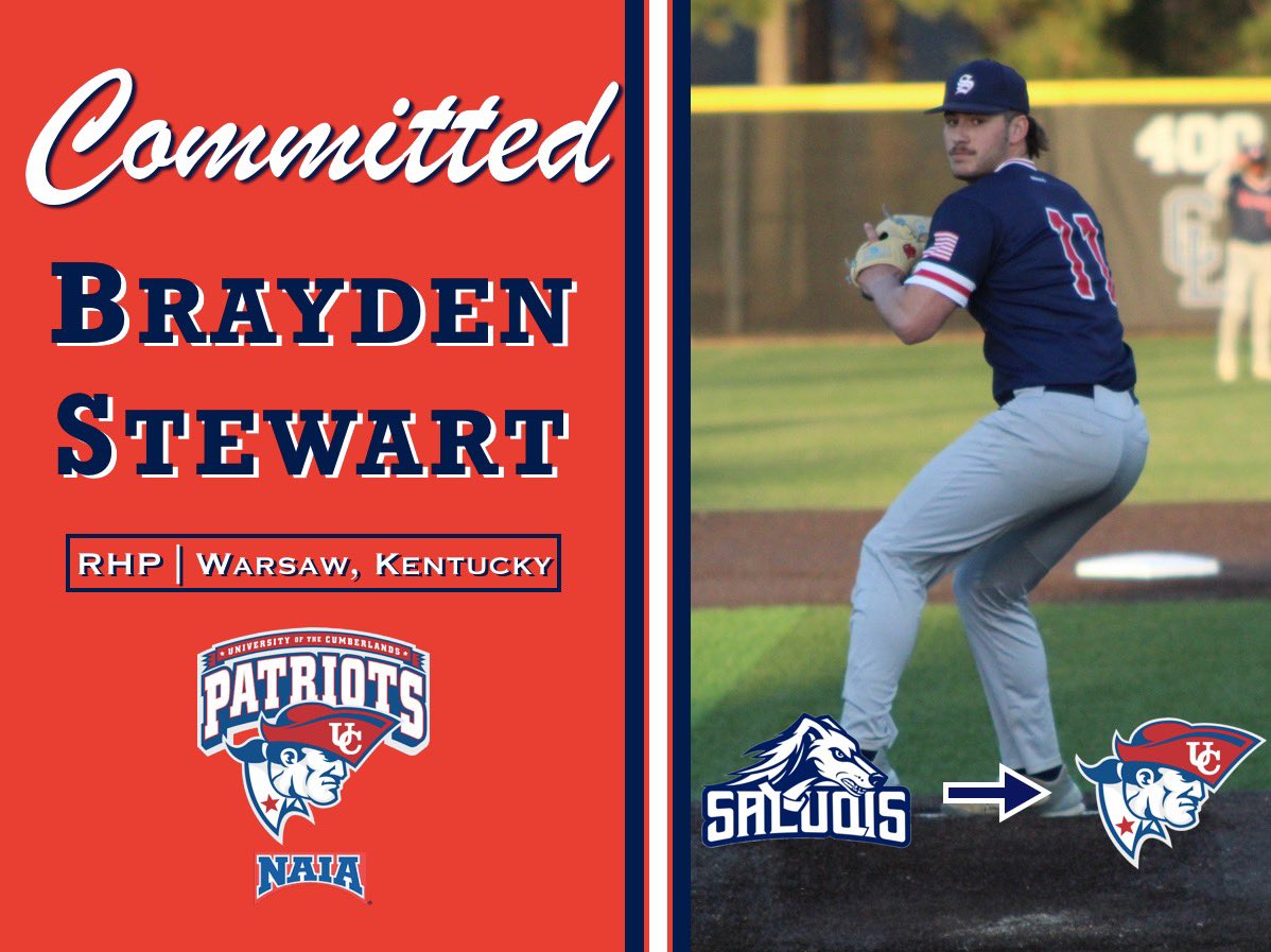 COMMITTED ✔️

Congrats to Brayden Stewart on his commitment to University of the Cumberlands! 

<a href="/bstewart17bc/">Brayden Stewart</a> | <a href="/PatsBaseballUC/">UC Baseball</a> 

#SaluqiPride