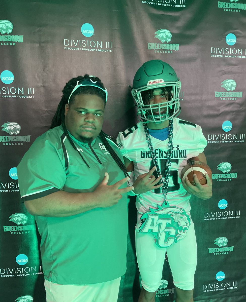Had a great visit at <a href="/GC_Pride_Fball/">Greensboro College Football</a> and a great conversation with <a href="/CoachJBurt/">Coach Burton</a> I have received my 5th offer. <a href="/CoachATaylorMA/">Austin Taylor</a> <a href="/lindsayjtucker/">Lindsay Tucker</a> <a href="/542Simmons/">Ashton Simmons</a> <a href="/GraniteBears/">MA Athletics</a>