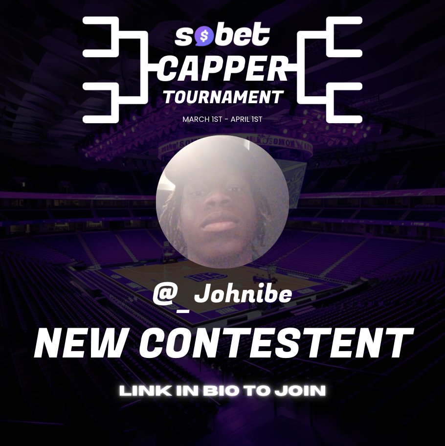 SoBet_app's tweet image. 4 new competitors have entered the SoBet Capper Tournament 👀 How we feeling @DrDereksPlays @BetLocksmith @_Johnibe @Dataman422 ??