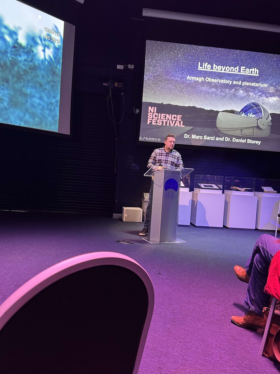 Dr. Daniel Storey (@daniel_sto_) on Twitter photo Had great fun doing my first public science talk on microbes and extreme conditions of life at <a href="/ArmaghSpace/">Armagh Observatory & Planetarium</a> <a href="/niscifest/">NI Science Festival</a>
Hopefully there will be bigger and better shows on the way!! Had great fun doing my first public science talk on microbes and extreme conditions of life at <a href="/ArmaghSpace/">Armagh Observatory & Planetarium</a> <a href="/niscifest/">NI Science Festival</a>
Hopefully there will be bigger and better shows on the way!!
