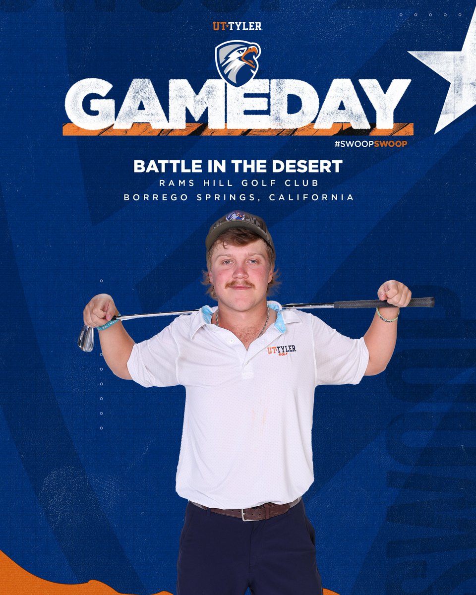 UT Tyler Patriots (@uttylerpatriots) on Twitter photo MGOLF | IT'S GAME DAY!
<a href="/UTTylerMensGolf/">UT Tyler Men's Golf</a> heads out for the final day of the Battle in the Desert as they look to improve upon their third place standing!
LIVE SCORING: tinyurl.com/yc58tdm5
#SwoopSwoop MGOLF | IT'S GAME DAY!
<a href="/UTTylerMensGolf/">UT Tyler Men's Golf</a> heads out for the final day of the Battle in the Desert as they look to improve upon their third place standing!
LIVE SCORING: tinyurl.com/yc58tdm5
#SwoopSwoop