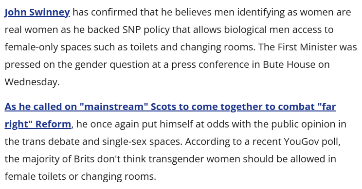 "Let's unite around mainstream views!"

"Wait, not THOSE mainstream views."