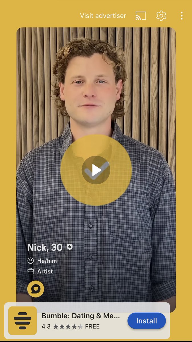 bigblackbunga's tweet image. They got Nick 30, ans doing Bumble ads now.