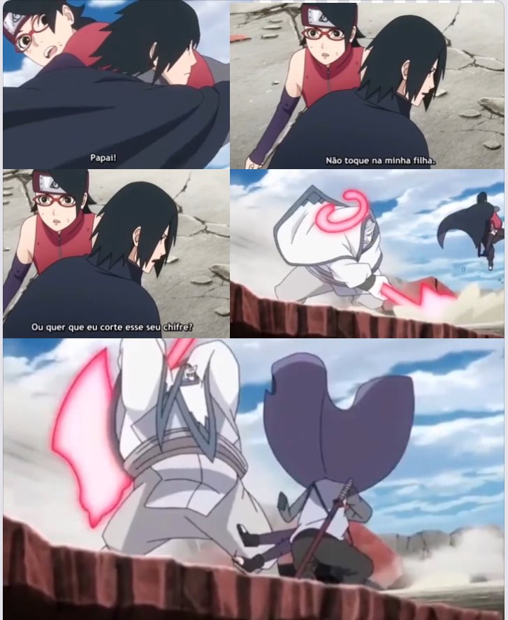 Carameloouh's tweet image. Isso aqui me pega pq o sasuke não hesita em usar tudo pra proteger a sua menina e a minha preferida é essa aqui ELE AMEAÇOU UM ALIEN E AINDA DESVIA DOS GOLPES SEGURANDO ELA!!!!