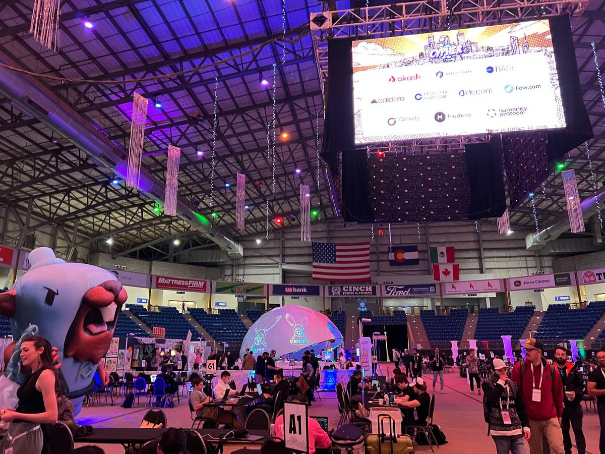 🐯 The vibes at #ETHDenver2025 are unreal! 🚀🔥

The Furry Tale Tigers team <a href="/swissassassin91/">Alexander</a> &amp; <a href="/MaryclaireRams1/">Maryclaire Ramsey</a> engaging and connecting with various Web3 folks! 🎁✨ Love 👀🐅 #NFTCommunity

Who else is here? Drop a 🔥 if you're attending!