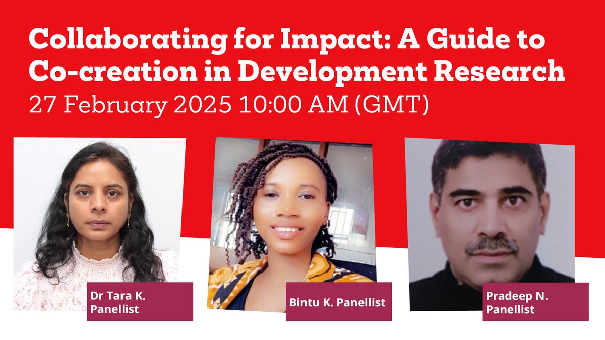 CA_global's tweet photo. 🚨 We’re live in a few hours! 🚨
Want to explore how co-creation can shift power in research? Join us for expert insights &amp; real-world strategies!
📅 Today! | ⏰ 10 AM GMT | 📍 Zoom
🔗 Register now: https://t.co/RVvRYM8t9I

#CoCreation #ResearchImpact #ShiftingPower https://t.co/O1hoc800ci