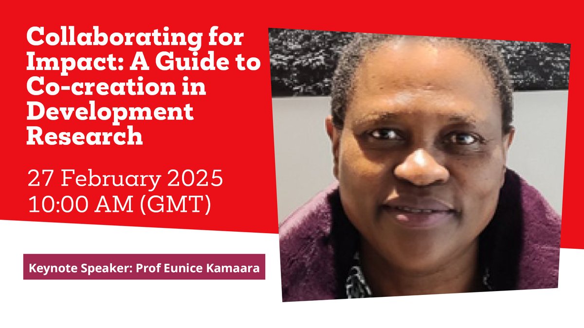 🚨 We’re live in a few hours! 🚨
Want to explore how co-creation can shift power in research? Join us for expert insights &amp; real-world strategies!
📅 Today! | ⏰ 10 AM GMT | 📍 Zoom
🔗 Register now: shorturl.at/8Nbiy

#CoCreation #ResearchImpact #ShiftingPower