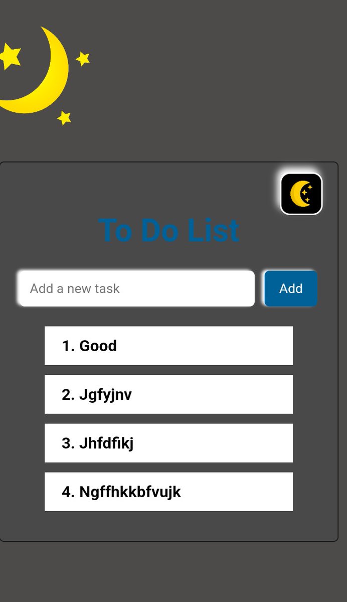 sheCodezArt's tweet image. Day 34, #60DaysJavaScript
Okay another step!
Hope I finish this later...
Lemme add edit and remove abilities
#letsconnect #javascript #CodingJourney #developers #codewithphone #codingcommunity #CONNECT