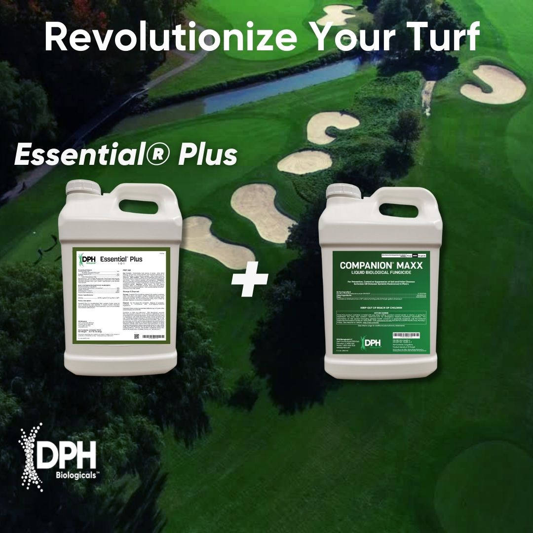 ✔️ Revolutionize Your Turf! ✔️

✅ Essential Plus® – Plant strength &amp; recovery.
✅ Companion® Maxx – Soil &amp; disease protection.

🔗 Learn more: dphbio.com/to/
#RevolutionizeYourTurf #EssentialPlus #CompanionMaxx