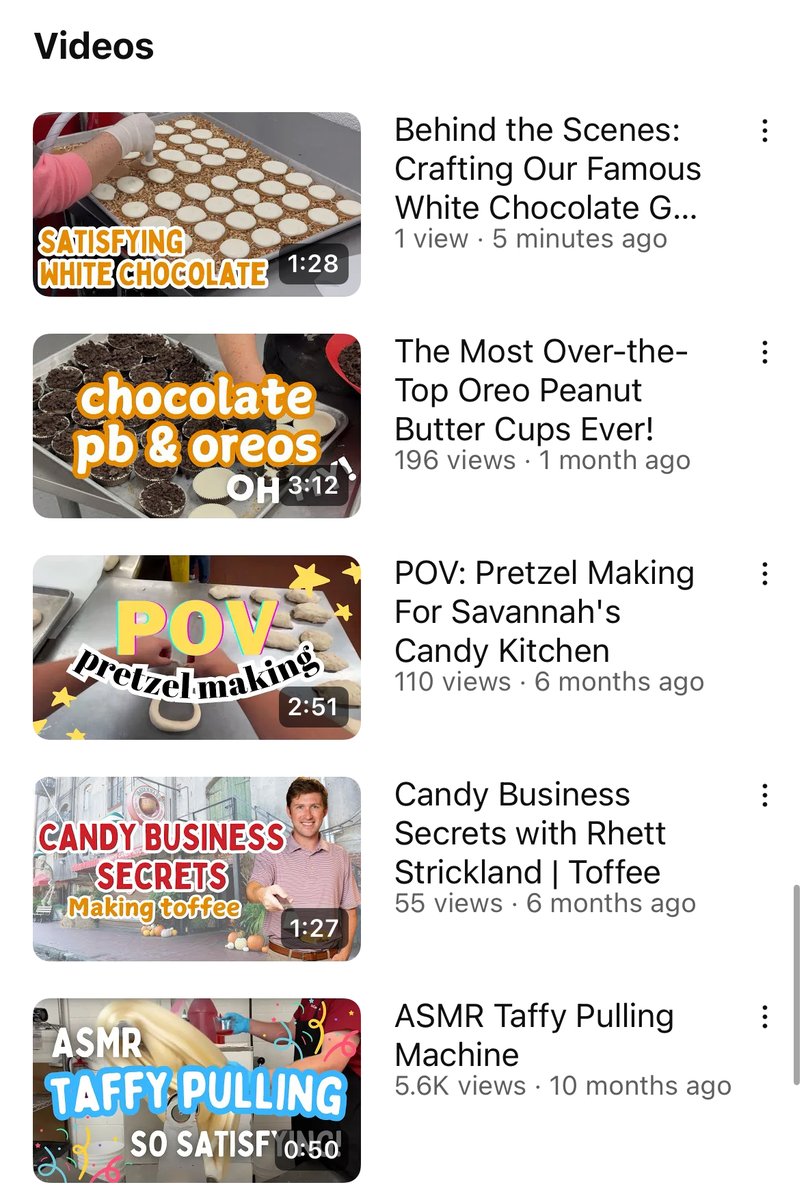 savcandy's tweet image. Are you following us on YouTube yet? 🎥

We’re sharing exclusive behind-the-scenes videos of our candy factory &amp;amp; bakery—only on YouTube! Hit subscribe and get a closer look at how we make the sweets you love. 

Follow Us: youtube.com/@SavannahCandy…

#candymaking #behindthescenes