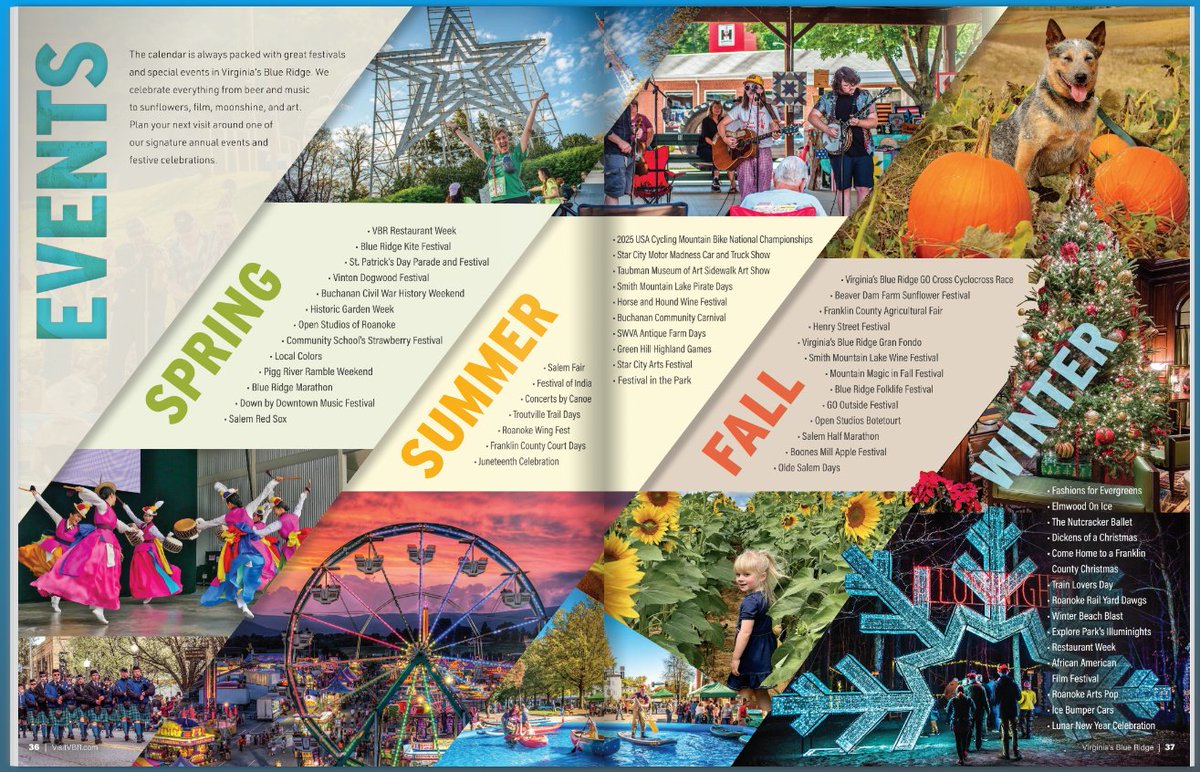 visitvbr's tweet image. Our 2025 VBR Visitor's Guide is live!🥳 Check out this incredible (and free!) resource to plan your adventures in Virginia's Blue Ridge. Create your own itinerary from our features of signature events, scenic hikes, places to stay, eat, shop, and more! 😍 books.vistagraphicsinc.com/books/ubqy/#p=1