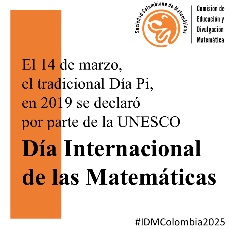 ¿Has celebrado 🥳 alguna vez el 🗓 #DiaPi? ¿Tienes recuerdos de esas celebraciones? Mientras nosotros preparamos algo muy especial, queremos escuchar qué significa este día para ti

#IDMColombia2025 #MatematicasArteCreatividad