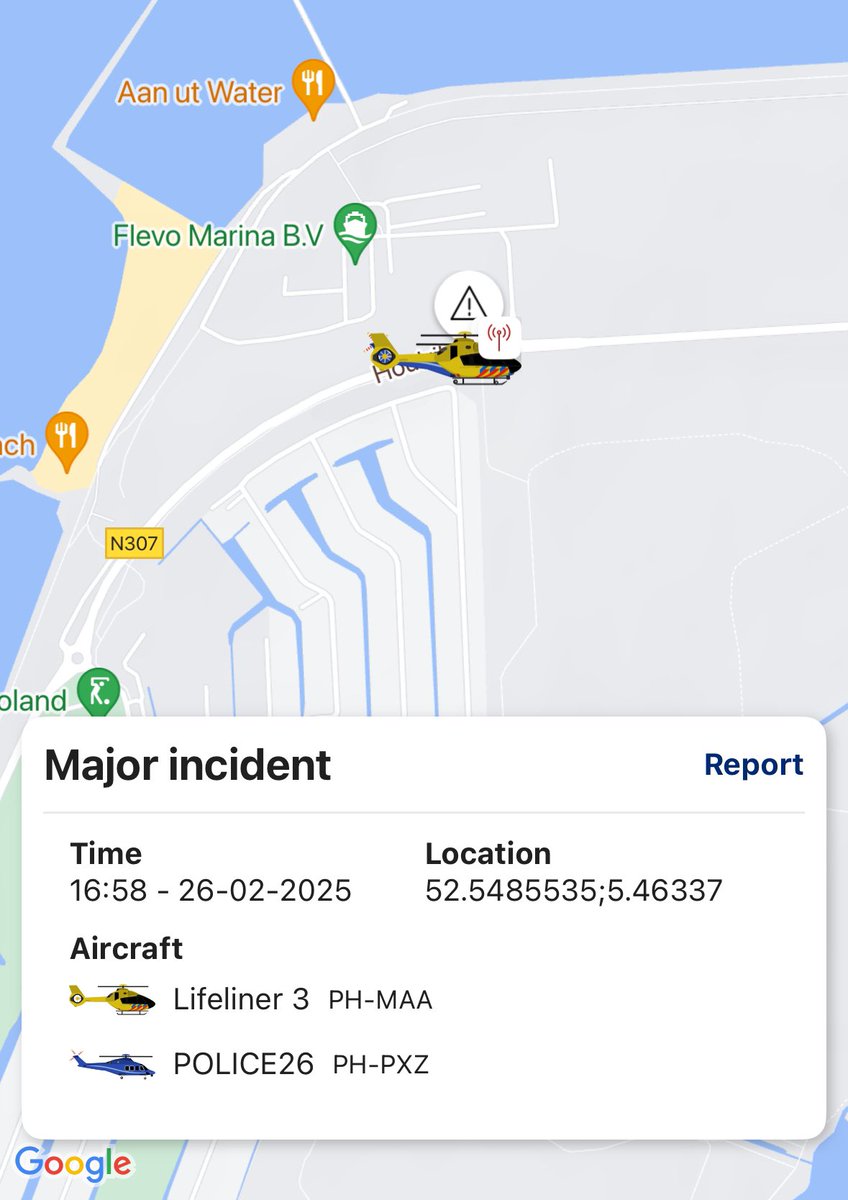 Ook de Police26 komt af op de melding aan de Ijsselmeerdijk in Lelystad