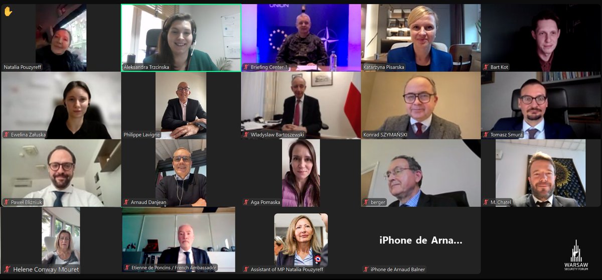WarsawSecurityForum (@warsawforum) on Twitter photo Strengthening Poland–France relations at #WSF2025!
We are pleased to announce the establishment of the Honorary Committee for France as the Partner Country of this year’s <a href="/WarsawForum/">WarsawSecurityForum</a>! During the first meeting, we discussed plans for cooperation and deepening our strategic Strengthening Poland–France relations at #WSF2025!
We are pleased to announce the establishment of the Honorary Committee for France as the Partner Country of this year’s <a href="/WarsawForum/">WarsawSecurityForum</a>! During the first meeting, we discussed plans for cooperation and deepening our strategic