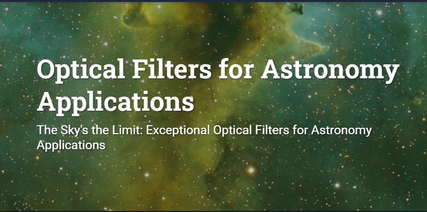We manufacture the highest quality, narrow-band spectral line filters that provide the precision and accuracy needed to ensure your spectral line of interest is transmitted with almost no unwanted wavelengths. Learn more about our astronomy filters here: chroma.com/applications/a…