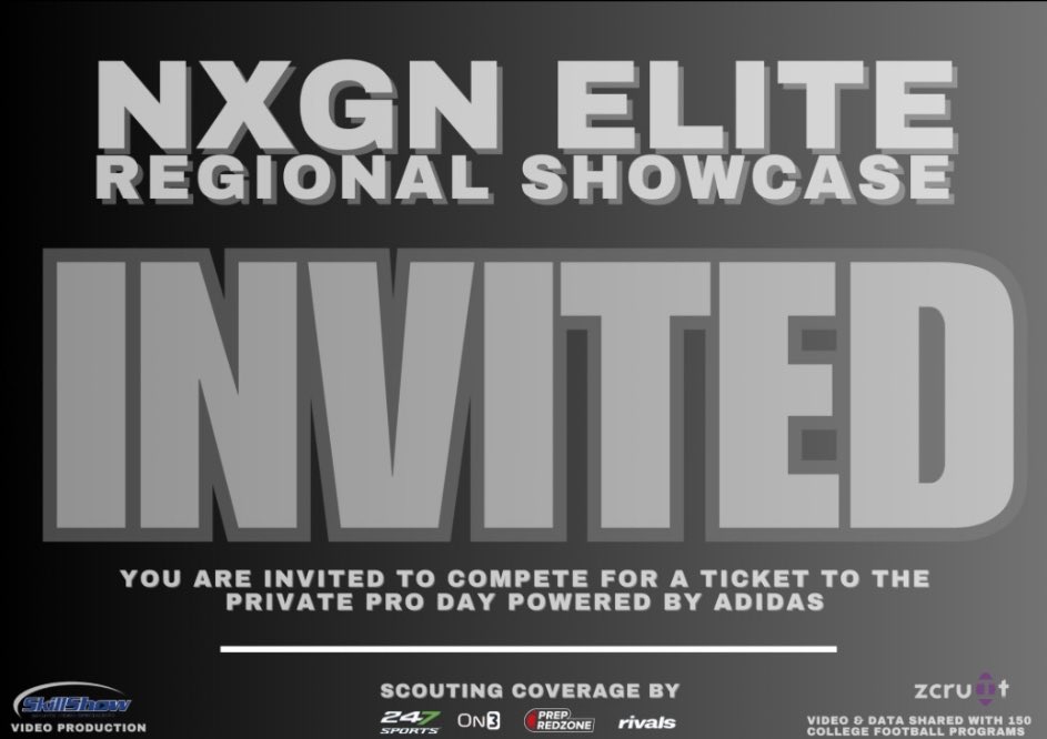 I will be attending <a href="/NxgnCamps/">NXGN Camps, Inc</a> Indiana to showcase my talent! 
<a href="/nxgn_football/">NXGN</a>  <a href="/MHSPantherFB/">Manteno Panther Football</a> <a href="/ncsa/">NCSA College Recruiting</a> 
<a href="/NCSA_Football/">NCSA_Football</a> <a href="/CoachDerekMason/">Derek Mason</a> <a href="/CoachACalcutta/">Anthony Calcutta</a> <a href="/camgalganoGPS/">Cam Galgano, CSCS</a>