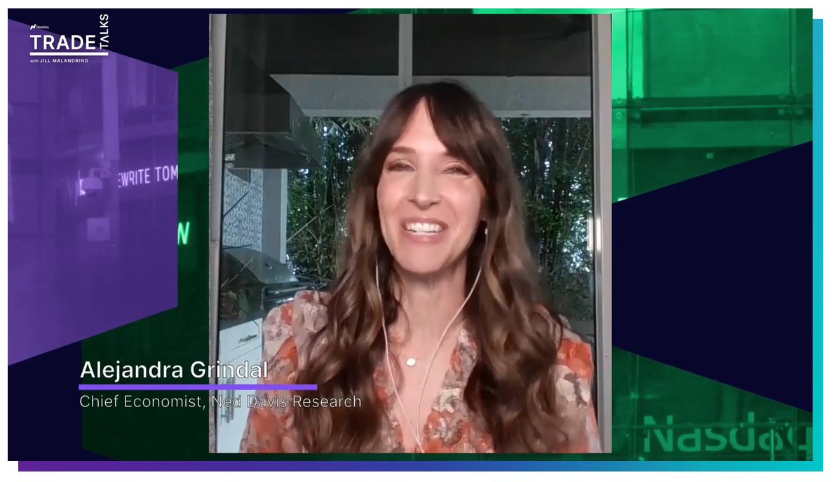 In her panel interview with Jill Malandrino, NDR Chief Economist Alejandra Grindal answers what is driving both the U,S, and global economies.
 hubs.ly/Q038jvMM0