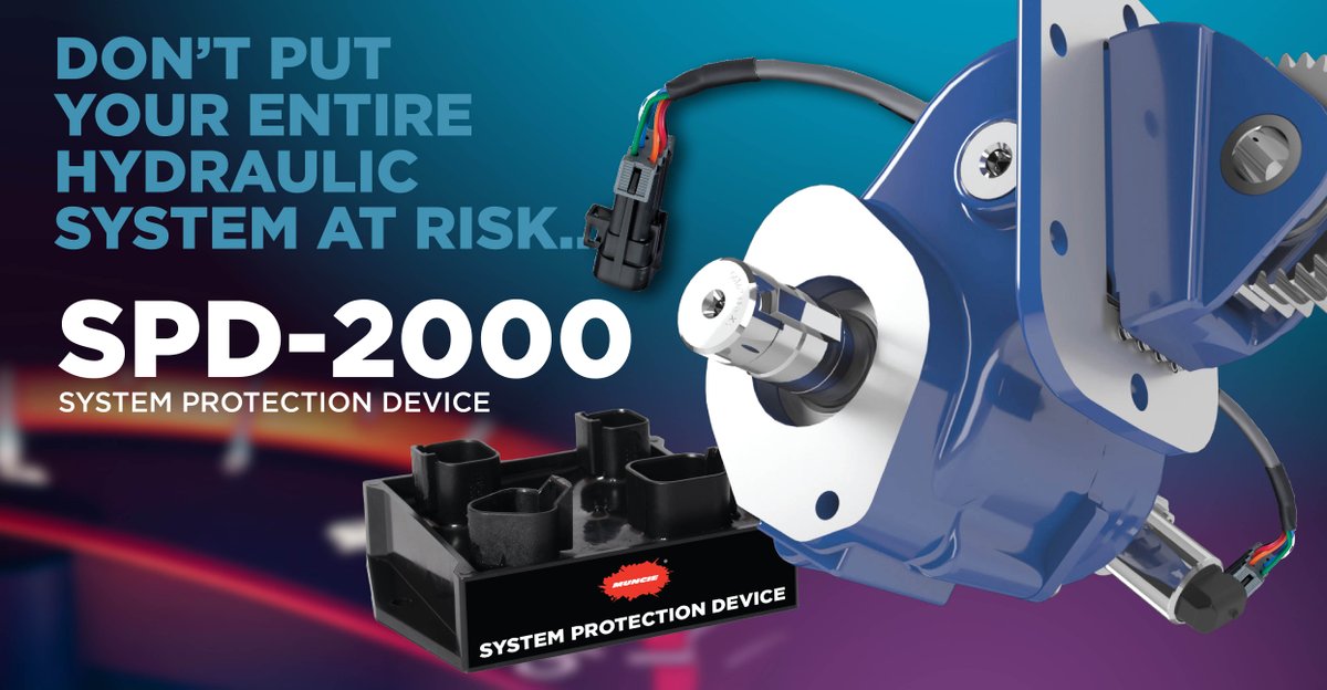 MunciePower's tweet image. The SPD-2000 protects the equipment by offering overspeed protection and limiting the usage of electrically controlled systems to provide innovative safety in the industry. 

#WorkTruckIndustry #SystemProtection #HydraulicSystem #VocationalTrucks #Safety #OverspeedProtection
