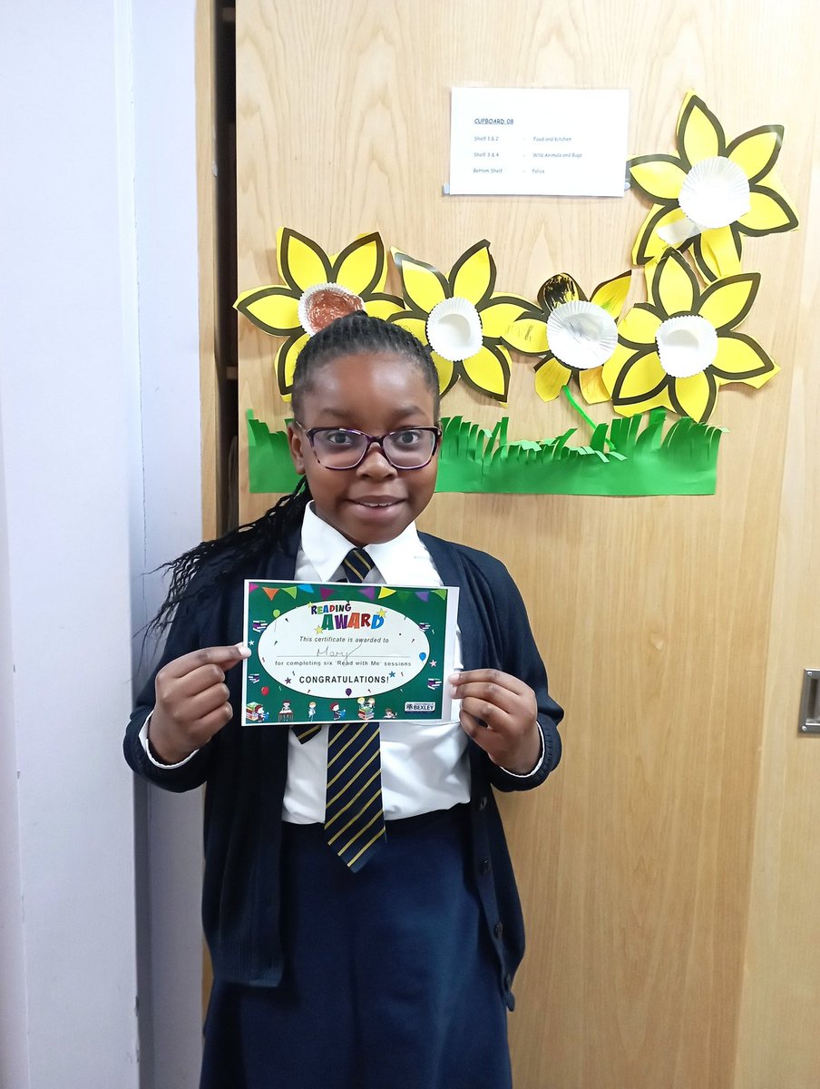This young lady has been busy reading books at her local library and was awarded this certificate! #loveofreading