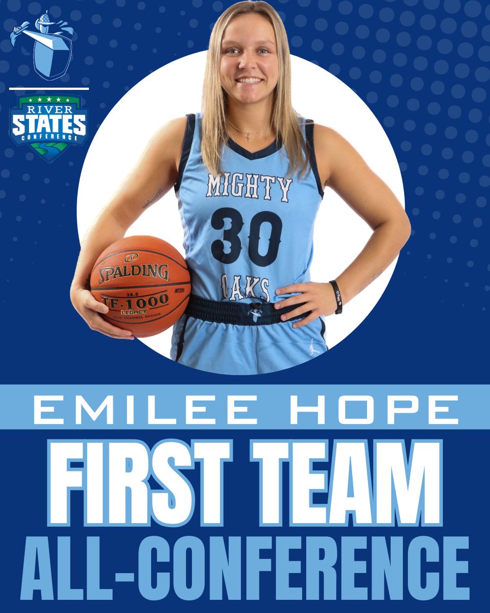First Team All-Conference: Emilee Hope 🤩

#GoMightyOaks
#WEoverme
#BEgreat